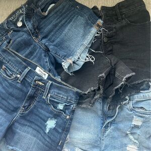 women’s jean shorts bundle size 0-4